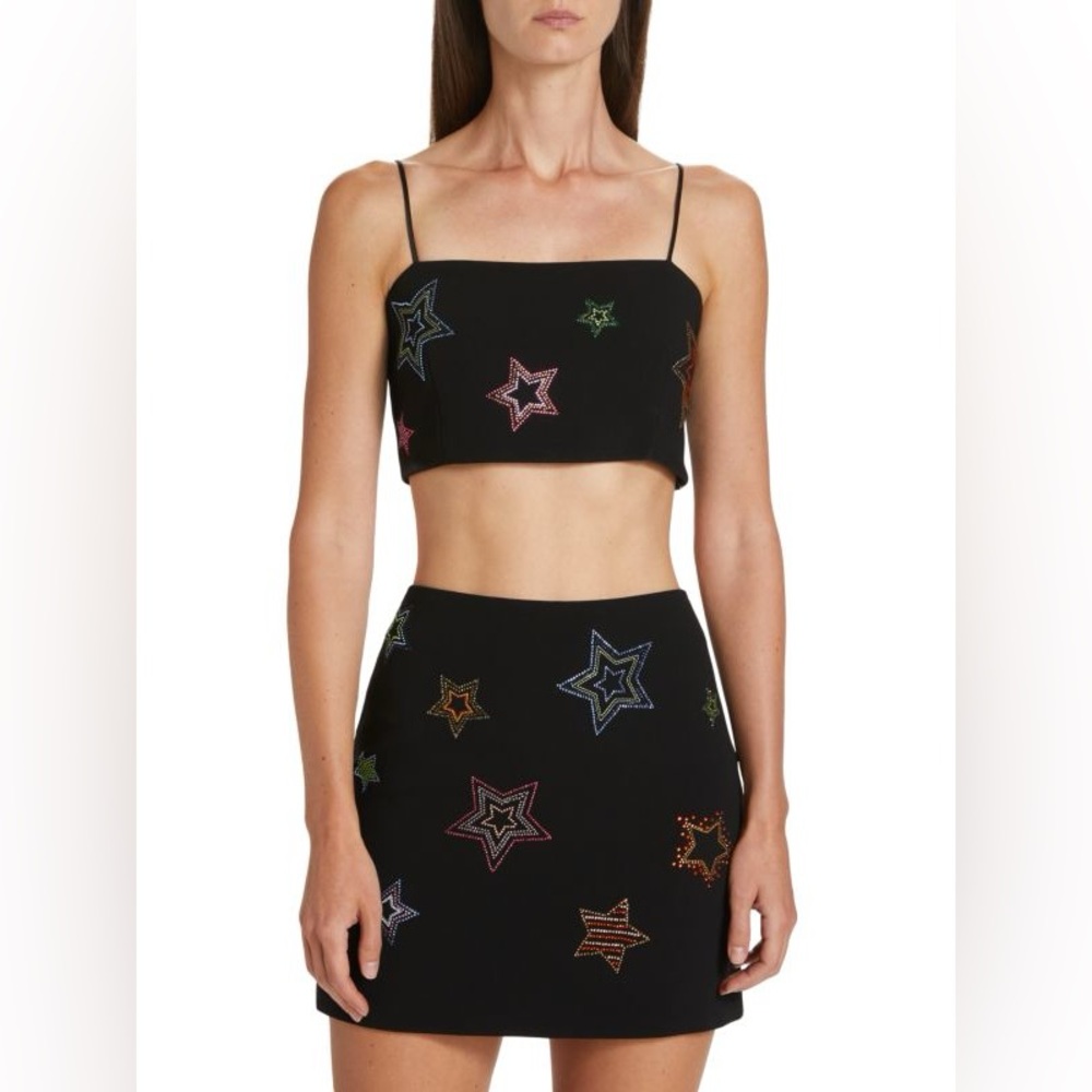 CINQ À SEPT
Nikki Star Crop Top